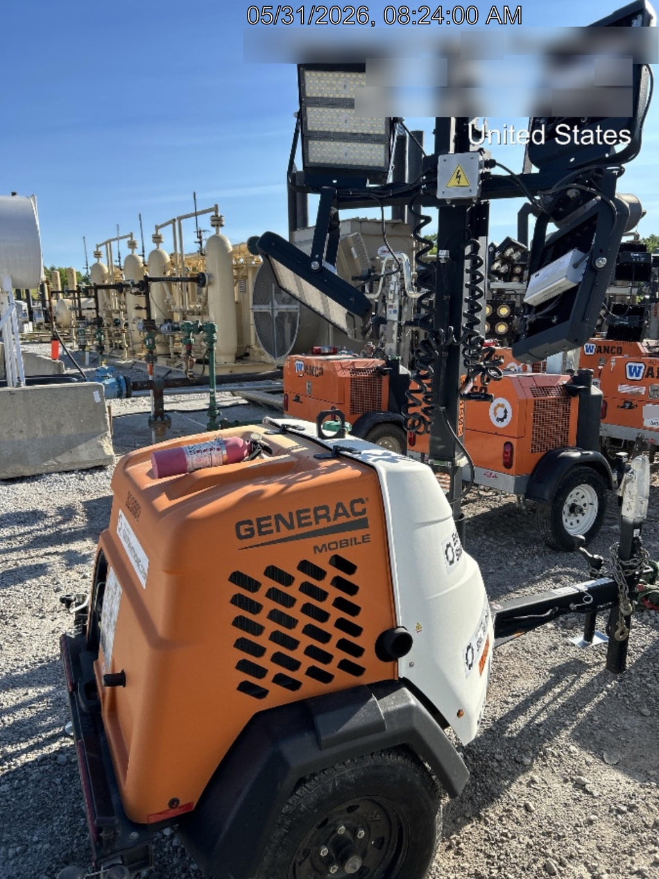 2023 Generac MLT2 Diesel, Flex Switch 120V Input, Powerzone Controller, (4) 320W LED Lights, 4kW Generator, 39.9 Gal Fuel Tank, 2" Ball, T3
