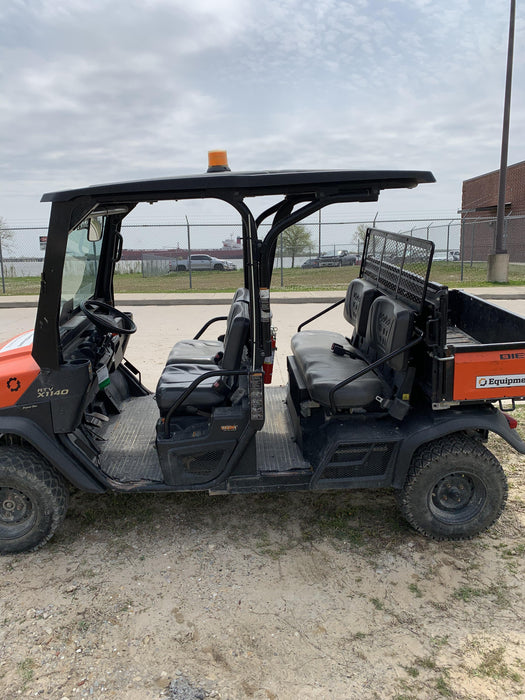2022 Kubota RTV-X1140W-H Plastic Canopy, Windshield Acrylic Clear, LED Strobe Light, Wire Harness Kit, Back up Alarm