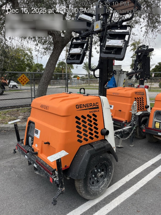 2025 Generac MLTS-4 Diesel, Mitsubishi L2E, 7.1 hp @1800 rpm, Flex Switch 120V Input, Powerzone Controller, (4) 320W LED Lights, 4kW Generator, 39.9 Gal Fuel Tank, 2" Ball, T3, ES Decals