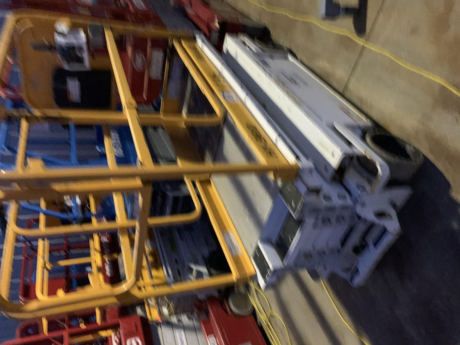 Custom Equipment HB-1430 Hy-Brid Scissor Lift
Platform capacity up to 670 lbs
Working height up to 20 ft
Weighs under 1,700 lbs
Non-marking wheels