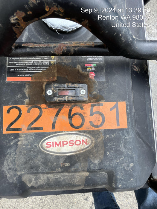 2022 SIMPSON SCGH8500