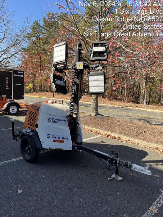 2023 Generac MLT2 Diesel, Flex Switch 120V Input, Powerzone Controller, (4) 320W LED Lights, 4kW Generator, 39.9 Gal Fuel Tank, 2" Ball, T3
