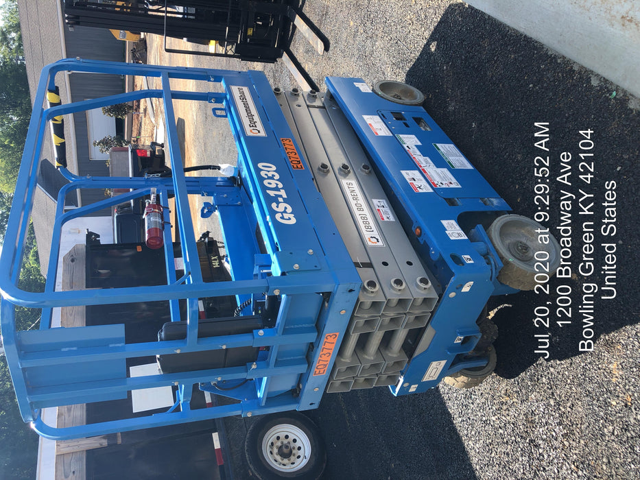 2020 Genie GS-1930 Fixed rails with chain entry gate - Pre A92.20