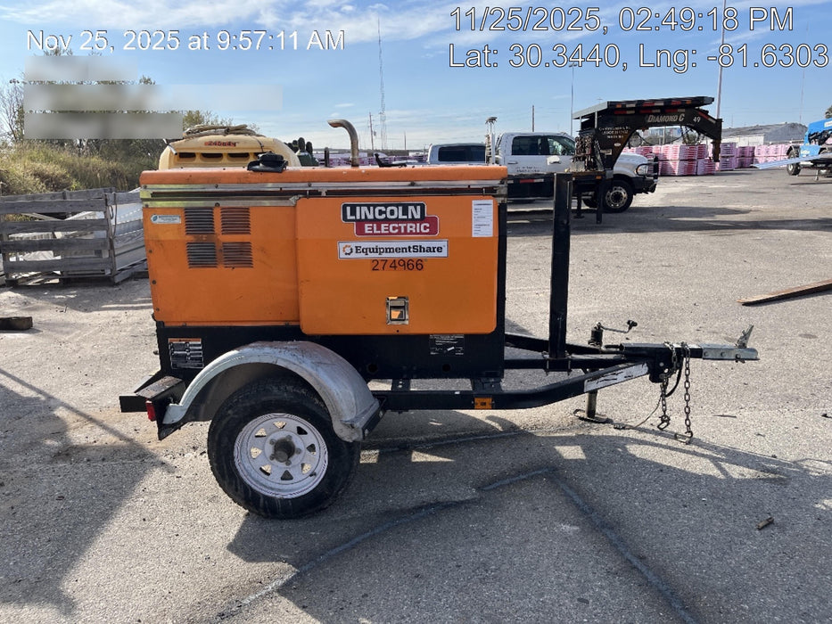 2022 Lincoln Electric LE400 Kubota V1505, Trlr, Cable Rack, Light Kit, ES Decals, T3