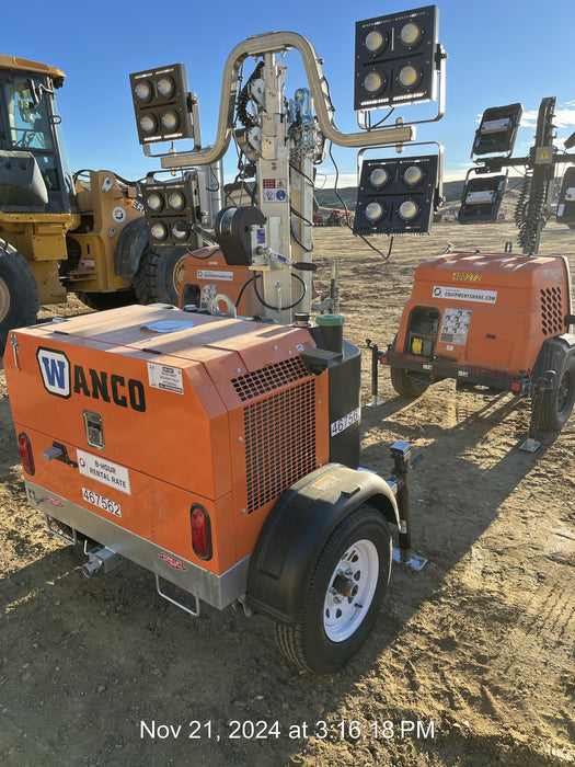 2024 Wanco WLTT-4MM4K Diesel, Deep Sea Controller, Shore Power Plug, Auto Start, (4) 350W LED Floodlights, 4kW Generator, 60 Gal Fuel Tank, 2" Ball, T3