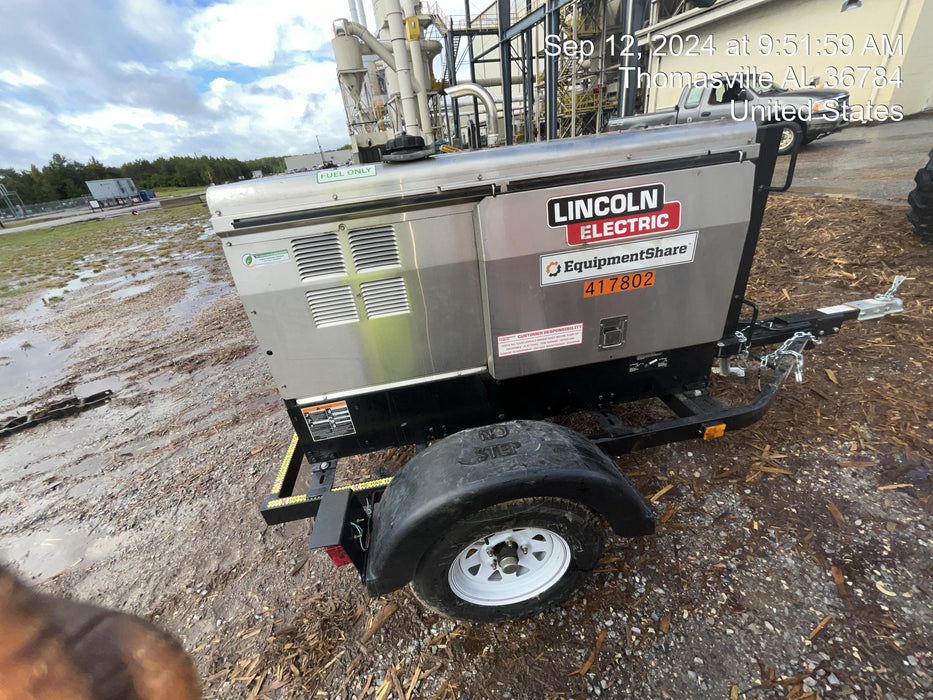 2024 Lincoln Electric LE400 Kubota V1505, Trlr, Cable Rack, Light Kit, ES Decals, T3