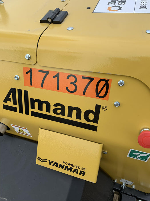 2021 Allmand NLV3GR (4) LED Light Fixture 350W, 23' Vertical Mast, 3kW Prime, Towable, Deep Sea L401, Leveling Jacks, Yanmar T4F 5.8hp