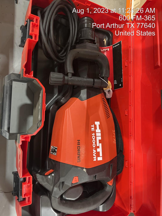 2019 HILTI TE 1000-AVR