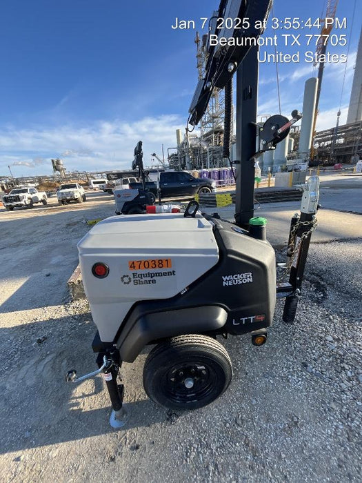 2024 Wacker Neuson LTT4 Diesel, Kohler KDW702, Deep Sea Controller, Auto Start, LED 320W, Bypass Outlet, T3