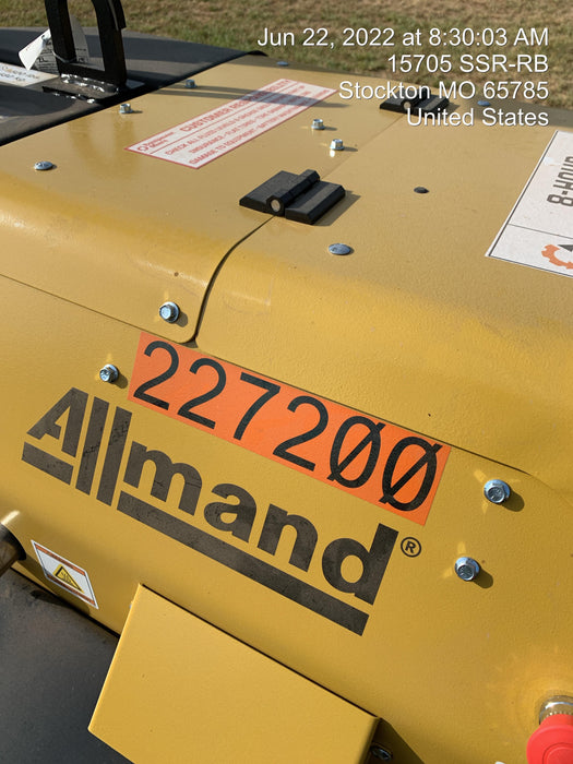 2022 Allmand NLV3GR (4) LED Light Fixture 350W, 23' Vertical Mast, 3kW Prime, Towable, Deep Sea L401, Leveling Jacks, Yanmar T4F 5.8hp