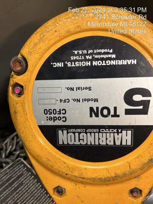 2022 HARRINGTON CF050-30