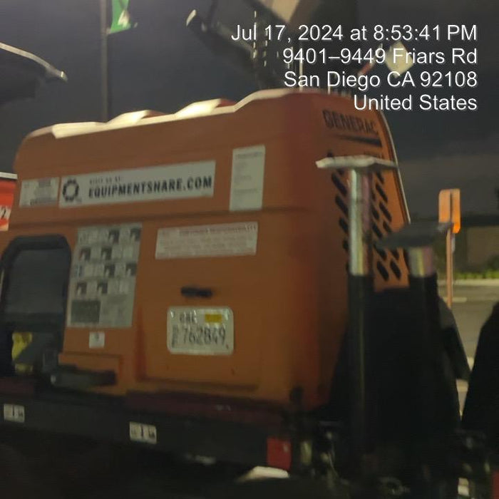 2023 Generac MLT2 Diesel, Flex Switch 120V Input, Powerzone Controller, (4) 320W LED Lights, 4kW Generator, 39.9 Gal Fuel Tank, 2" Ball, T3