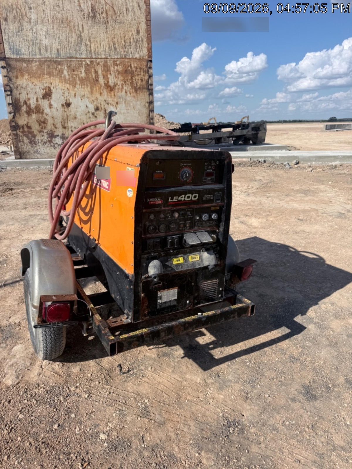 2022 Lincoln Electric LE400 Kubota V1505, Trlr, Cable Rack, Light Kit, ES Decals, T3