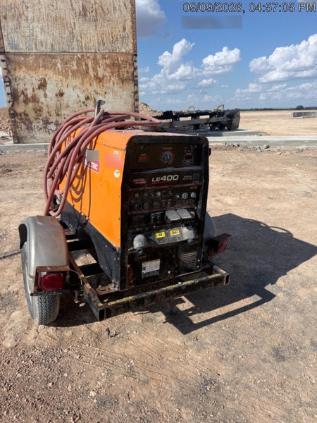 2022 Lincoln Electric LE400 Kubota V1505, Trlr, Cable Rack, Light Kit, ES Decals, T3