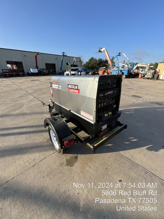 2024 Lincoln Electric LE400 Kubota V1505, Trlr, Cable Rack, Light Kit, ES Decals, T3