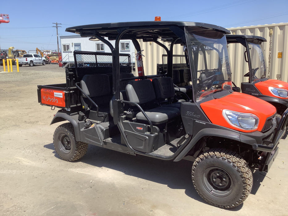2021 Kubota RTV-X1140W-H Plastic Canopy, Windshield Acrylic Clear, LED Strobe Light, Wire Harness Kit, Back up Alarm
