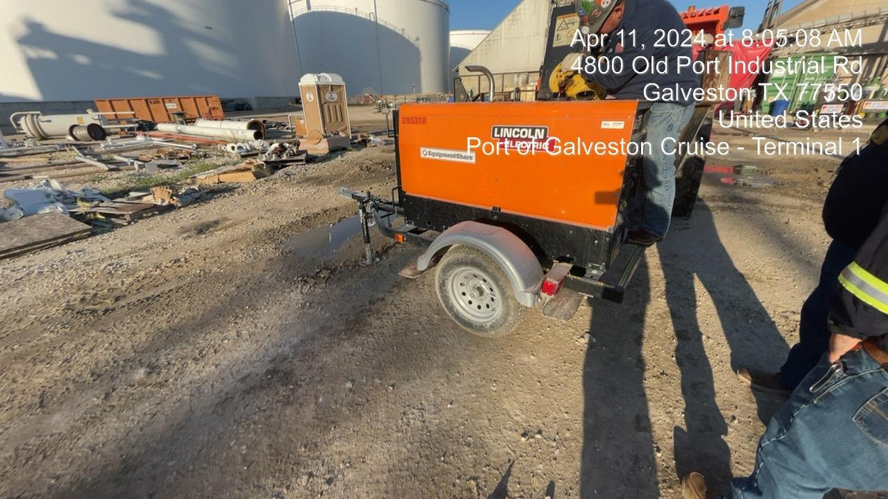 2022 Lincoln Electric LE400 Kubota V1505, Trlr, Cable Rack, Light Kit, ES Decals, T3