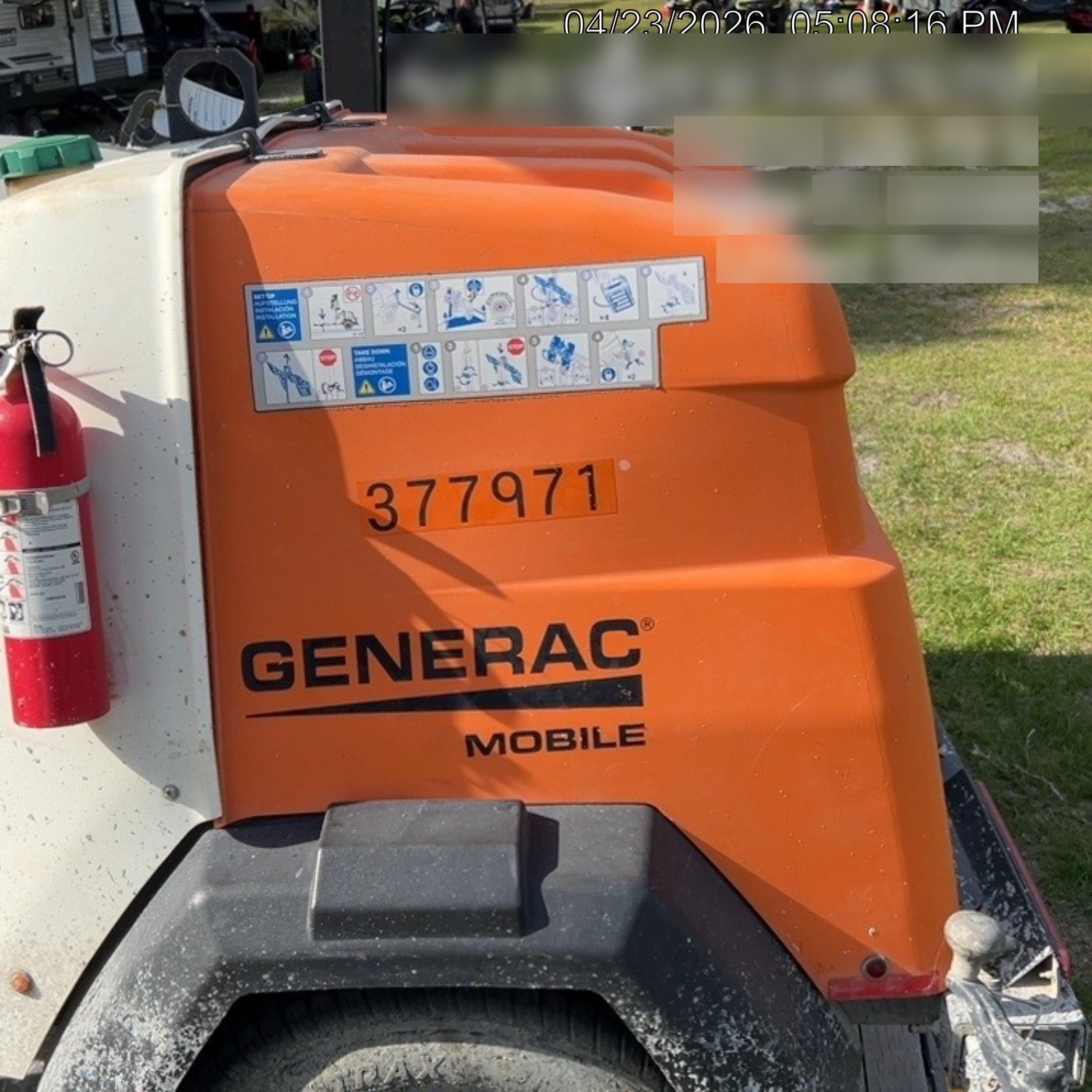 2023 Generac MLT2 Diesel, Flex Switch 120V Input, Powerzone Controller, 
(4) 320W LED Lights, 4kW Generator, 39.9 Gal Fuel Tank, 2" Ball, T3