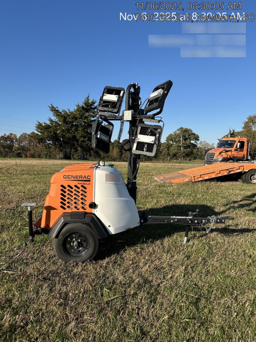 2024 Generac MLT6SKDS-STD4 ELEC WINCH Diesel, Electric Winch Mast, Powerzone Controller, (4) 320W LED Lights, 4kW Generator, 39.9 Gal Fuel Tank, 2" Ball, T3
