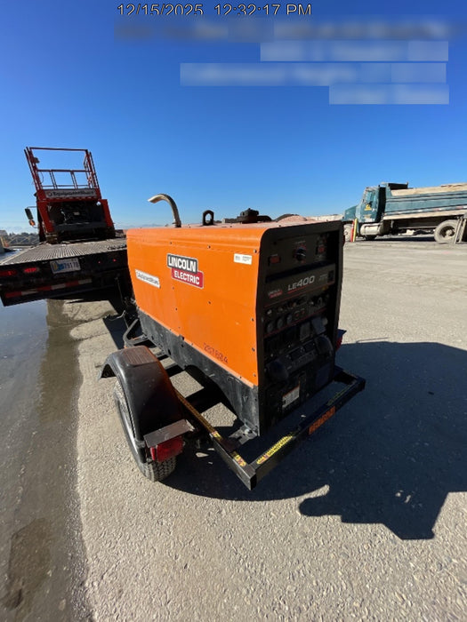 2023 Lincoln Electric LE400 Kubota V1505, Trlr, Cable Rack, Light Kit, ES Decals, T3