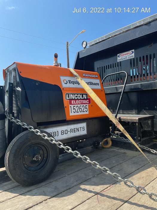 2021 Lincoln Electric Ranger 305 LPG LPG One-Pak (includes undercarriage, tank holder & tank strap) ORANGE