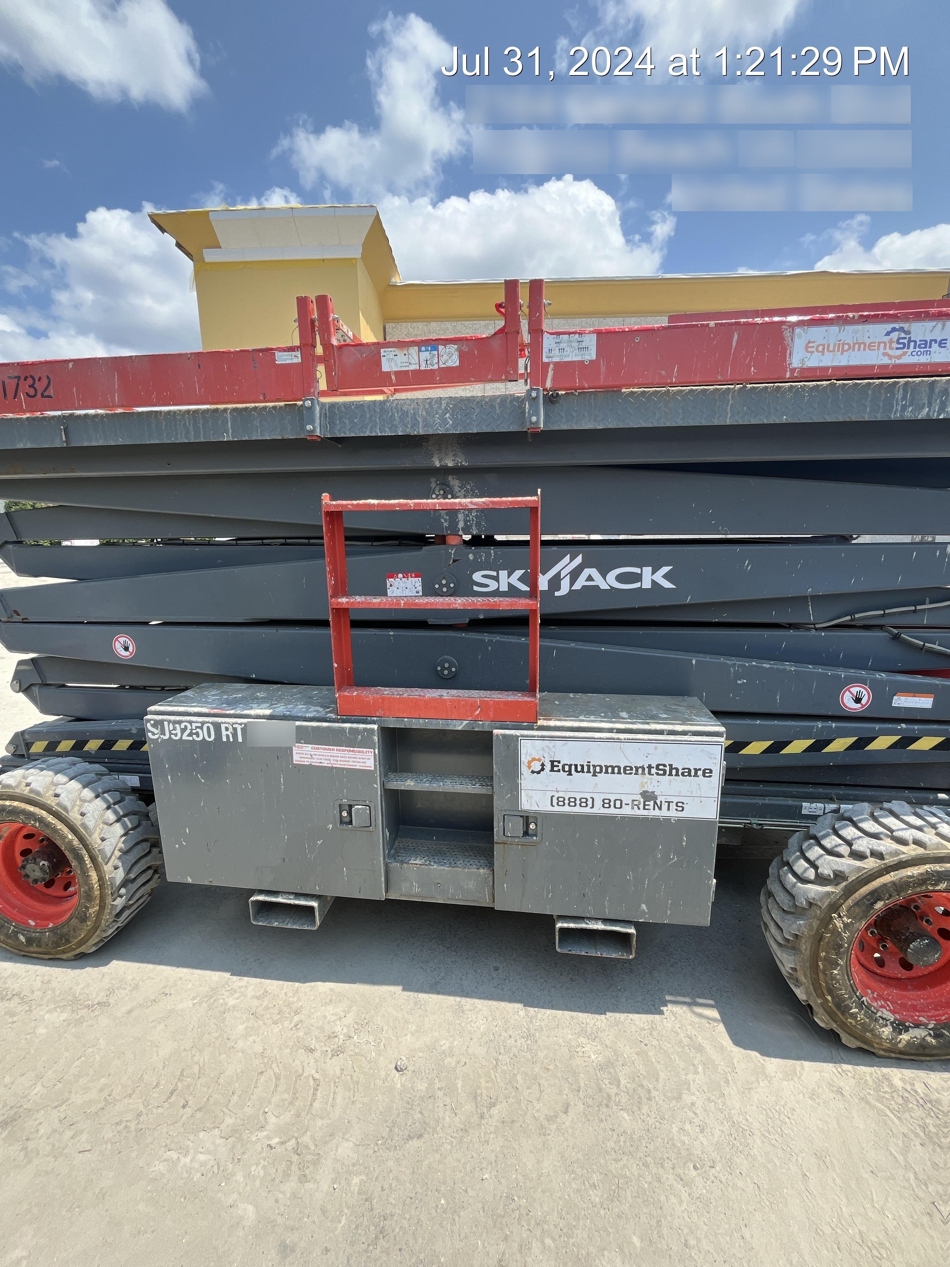 2016 SKYJACK SJ9250 RT