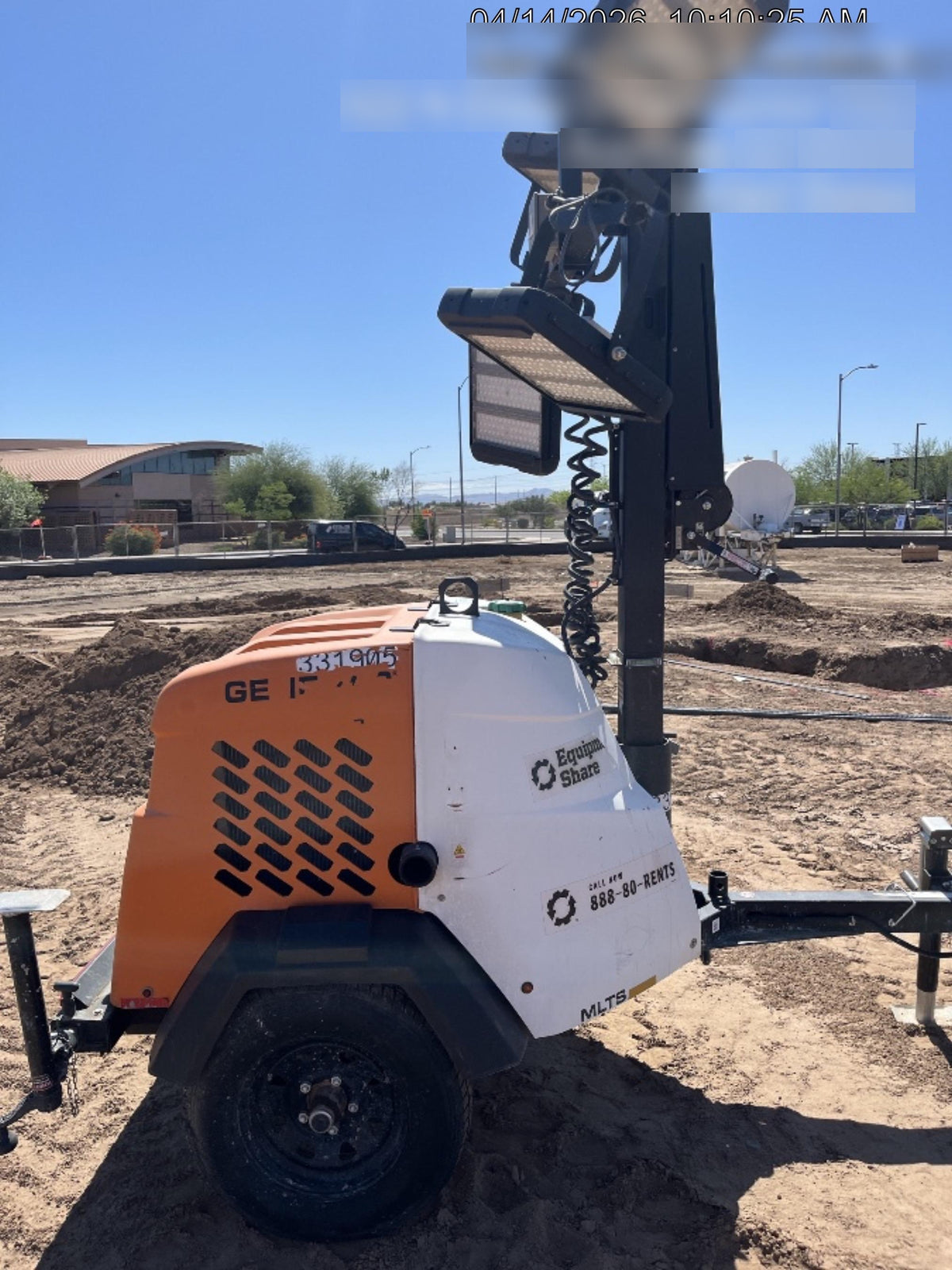 2023 Generac MLT2 Diesel, Flex Switch 120V Input, Powerzone Controller, (4) 320W LED Lights, 4kW Generator, 39.9 Gal Fuel Tank, 2" Ball, T3