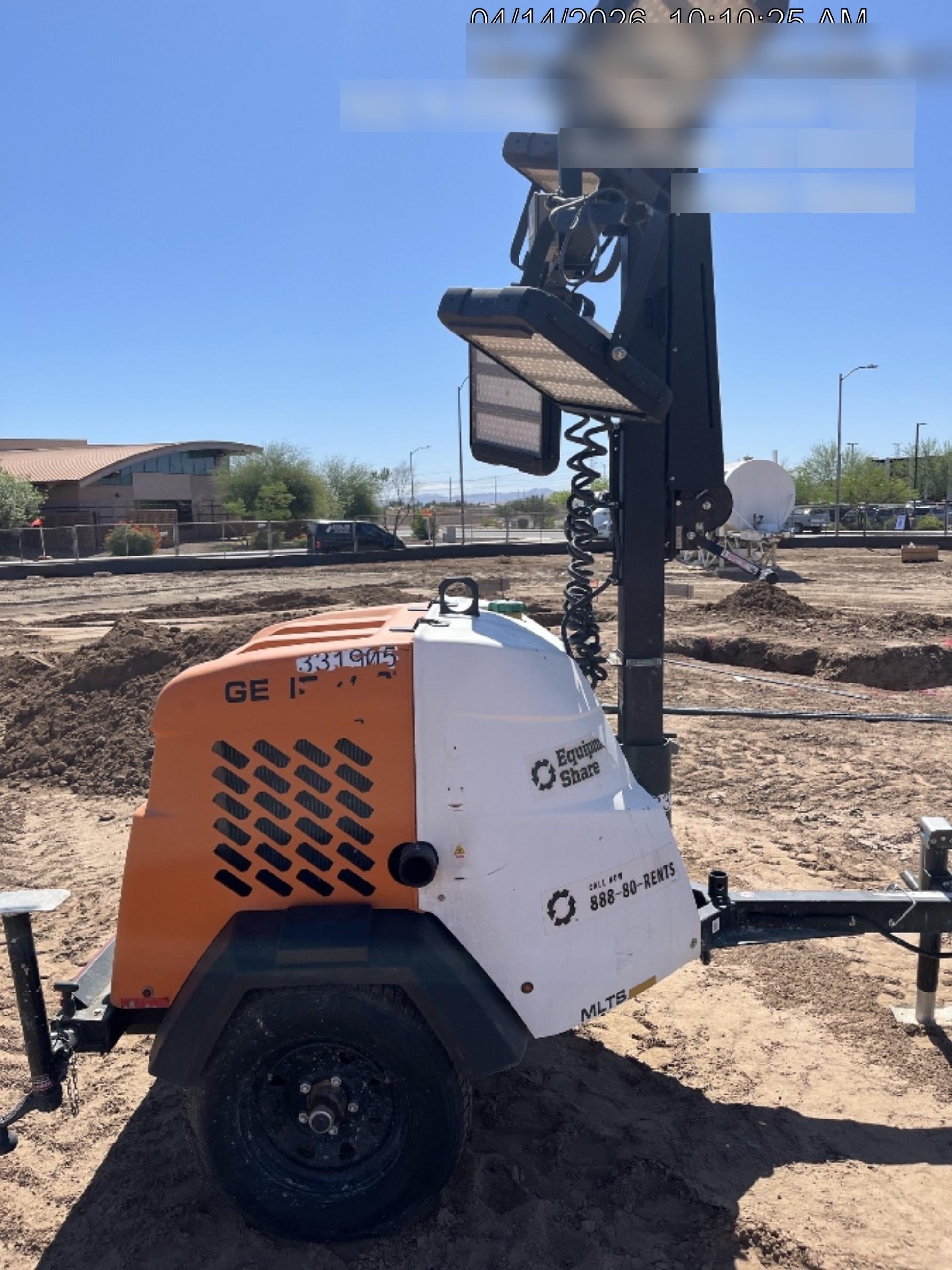2023 Generac MLT2 Diesel, Flex Switch 120V Input, Powerzone Controller, (4) 320W LED Lights, 4kW Generator, 39.9 Gal Fuel Tank, 2" Ball, T3