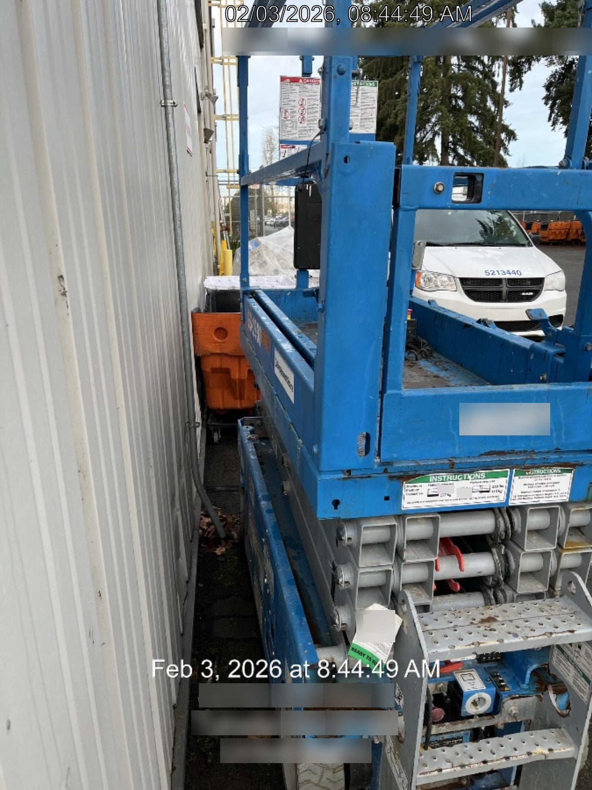 2020 Genie GS-1930 Solid Non Marking Tires, Beacon, Folding rails with half height swing gate