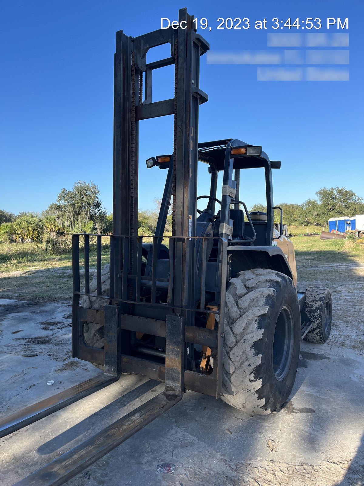 2018 CASE 586H