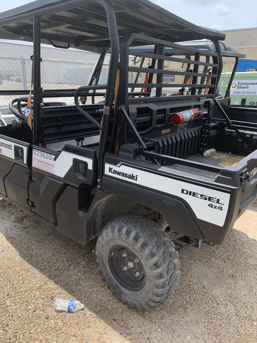 2022 Kawasaki Mule PRO-DXT Standard Options, Backup Alarm, Beacon, Plastic Hard Top, Poly Windshield, Horn Kit