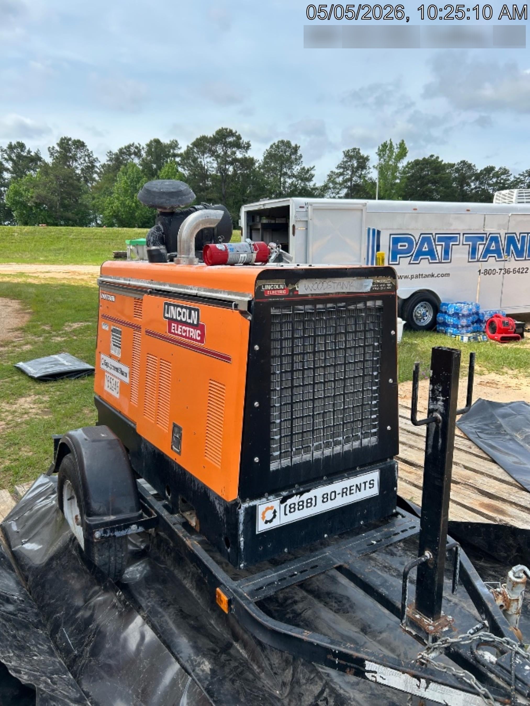2021 Lincoln Electric Vantage 549X Ready Pak 3, ORANGE (includes trailer, cable rack, fender light kit)