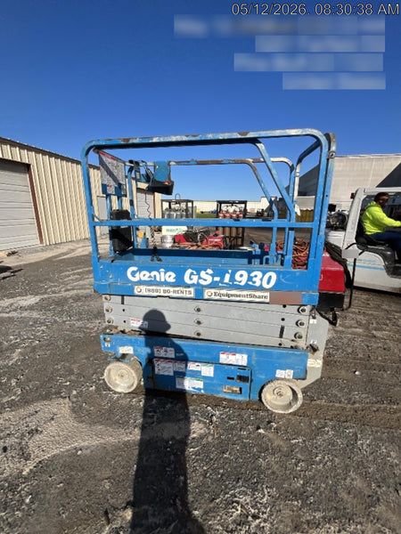 2018 Genie GS-1930 Genie GS-1930 w/Fixed Rail, Chain Entry