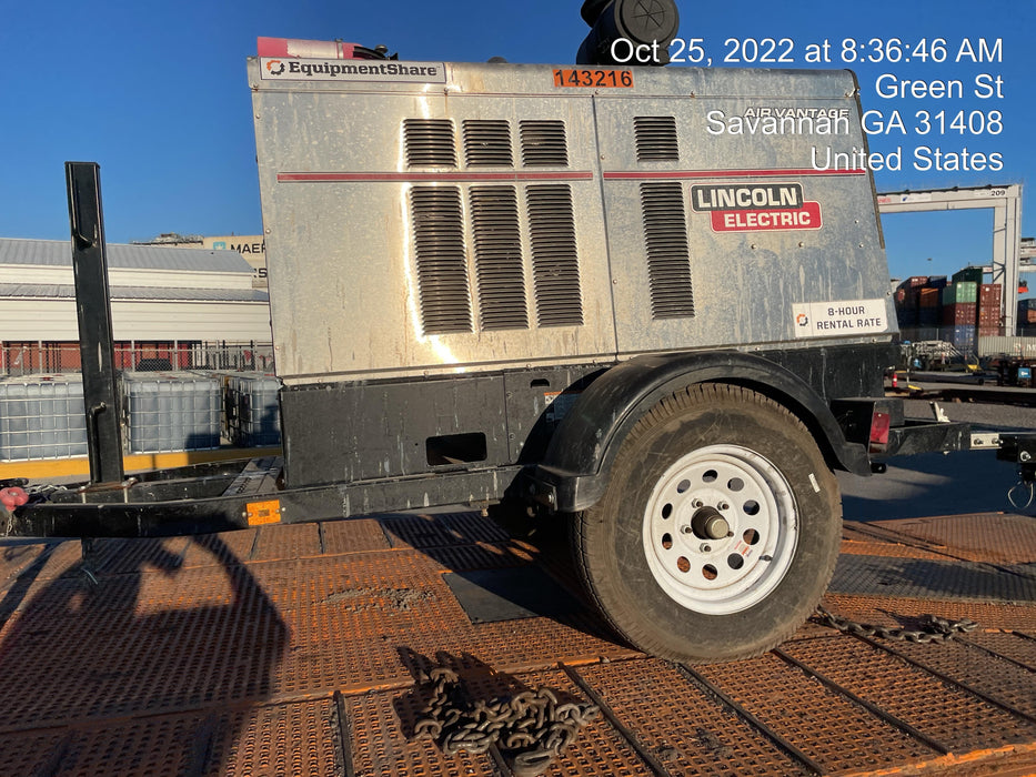 2021 Lincoln Electric Air Vantage 566 Air Vantage 566X Ready Pak 3 (includes trailer, cable rack, fender light kit); no telematics