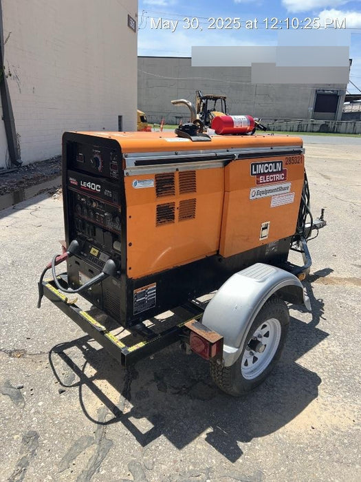 2022 Lincoln Electric LE400 Kubota V1505, Trlr, Cable Rack, Light Kit, ES Decals, T3