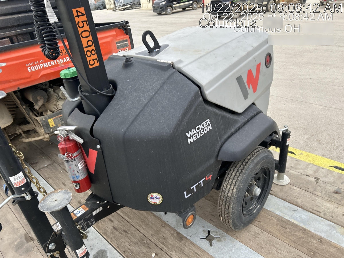 2024 Wacker Neuson LTT4 Diesel, Kohler KDW702, Deep Sea Controller, Auto Start, LED 320W, Bypass Outlet, T3