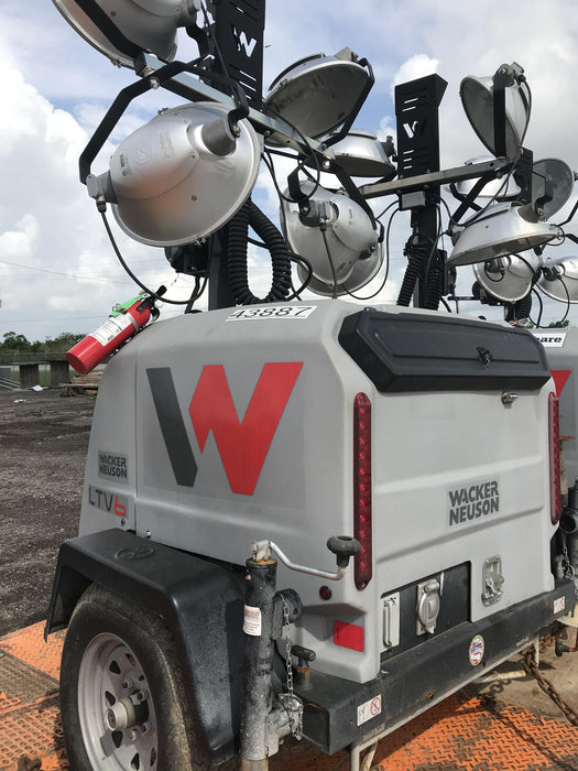 2019 Wacker Neuson LTV6L-MH Wacker Neuson LTV6L Mobile Light Tower w/Fuel Level Sensor Installed
