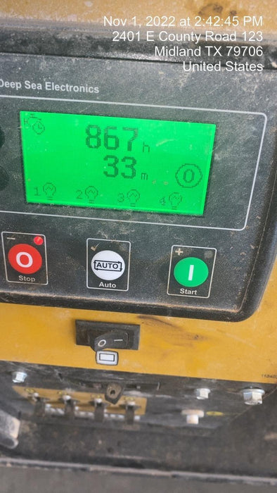 2022 Allmand NLV3GR (4) LED Light Fixture 350W, 23' Vertical Mast, 3kW Prime, Towable, ES Decals, T3