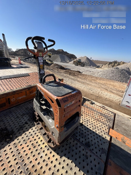 2023 Multiquip MV308GH Honda GX270, 18" Plate, Tachometer