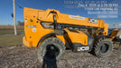 2019 JCB 510-56 Enclosed Cab, 74 HP, Solid Tires, Worklights, Beacon, Aux Hydraulics, Lifting Eye w/66" Carriage/60" Forks