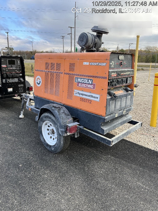 2021 Lincoln Electric Vantage 549X Ready Pak 3, ORANGE (includes trailer, cable rack, fender light kit)
