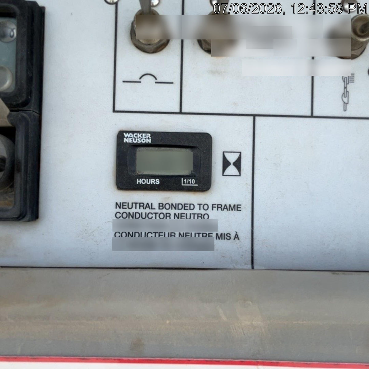 2019 Wacker Neuson LTV6L-MH Standard Options, ES Track Hardware, Fuel Level Sensor