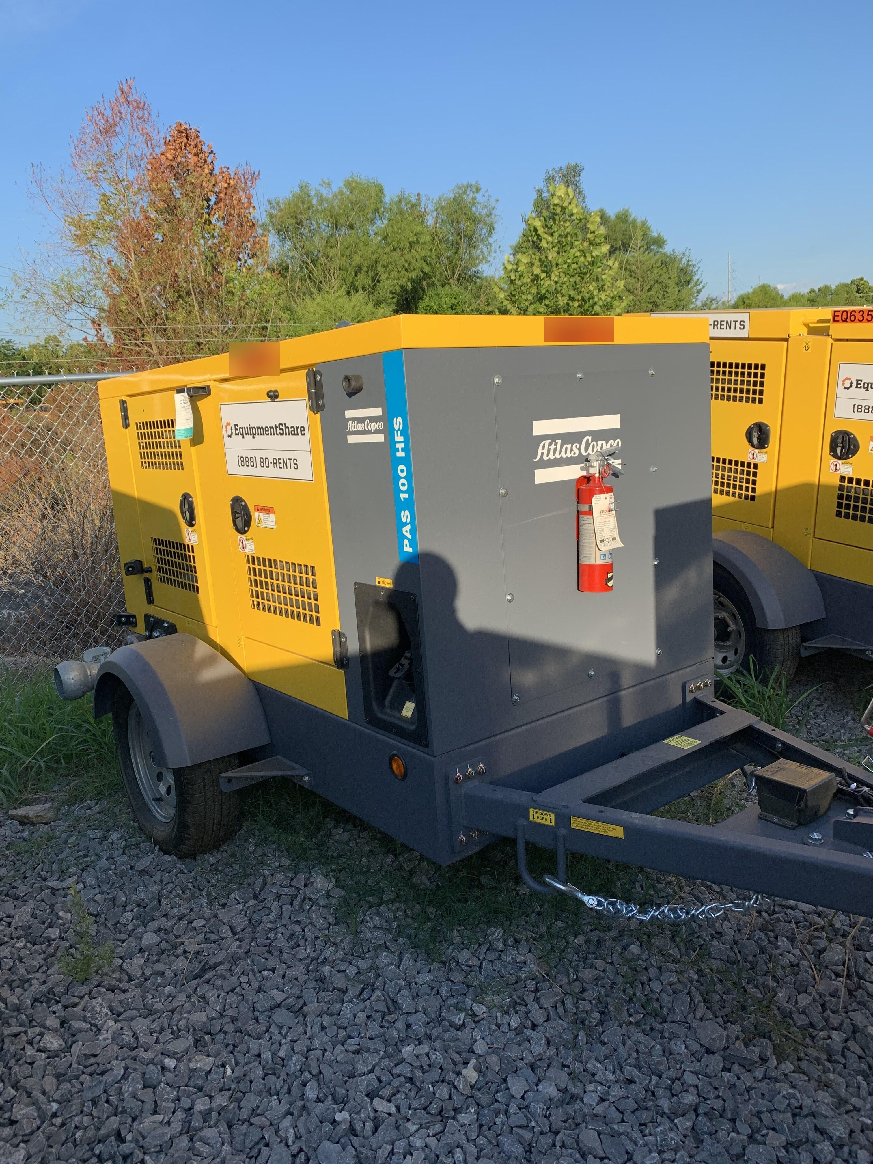 2020 ATLAS COPCO PAS 100 HF CS Enclosed