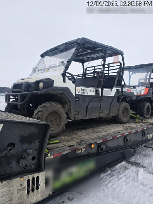 2018 Kawasaki MULE PRO-DX Kawasaki Mule 4x4 Diesel UTV w/Hard Top, Windshield, Beacon, Backup Alarm, ES Keypad/Hardware Installed