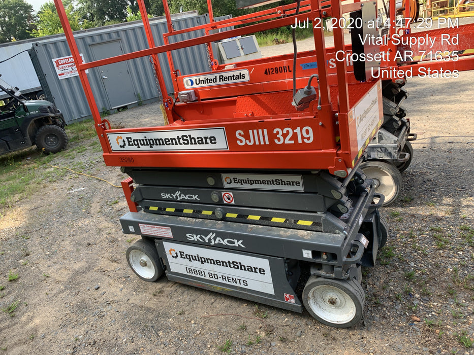 2019 Skyjack SJIII-3219 Standard Options, Trojan Batteries