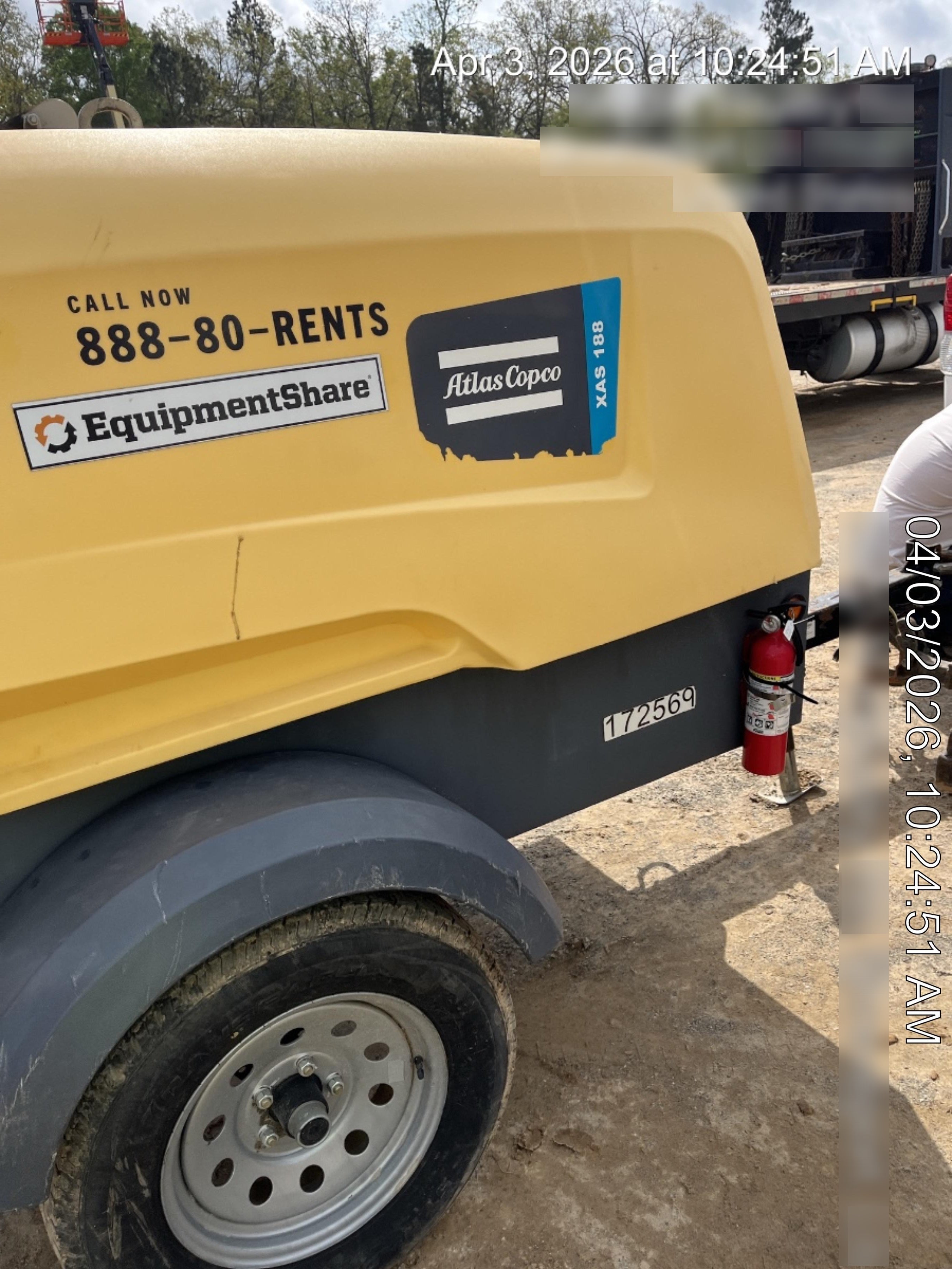 2021 ATLAS COPCO XAS188 CWK