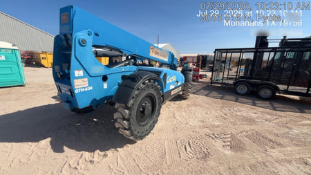 2019 Genie GTH-636 Canopy, Solid RT Tires, LED Work Lights, Beacon 60" QA Carriage, 48" Forks
