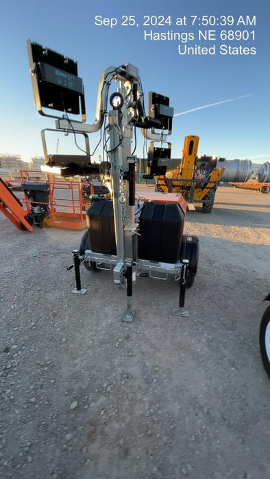 2024 Wanco WLTT-4MM4K Diesel, Deep Sea Controller, Shore Power Plug, Auto Start, (4) 350W LED Floodlights, 4kW Generator, 60 Gal Fuel Tank, 2" Ball, T3