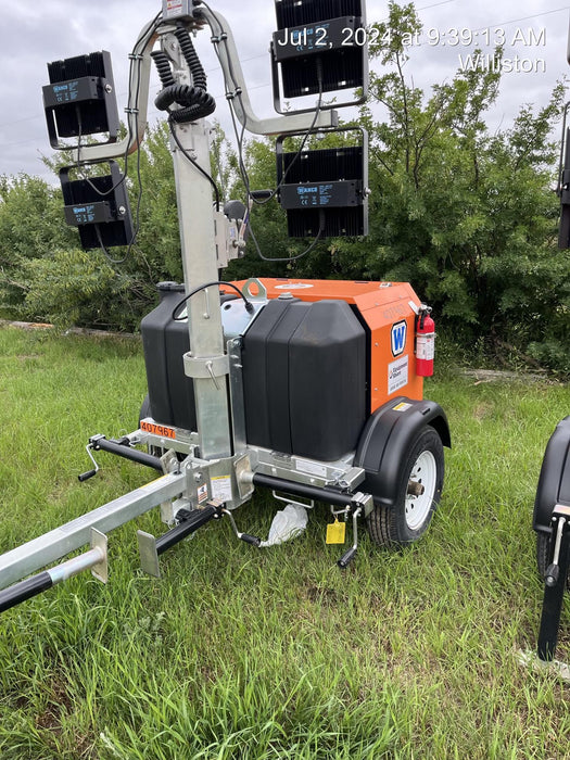 2024 Wanco WLTT-4MM4K Diesel, Deep Sea Controller, Shore Power Plug, Auto Start, (4) 350W LED Floodlights, 4kW Generator, 60 Gal Fuel Tank, 2" Ball, T3