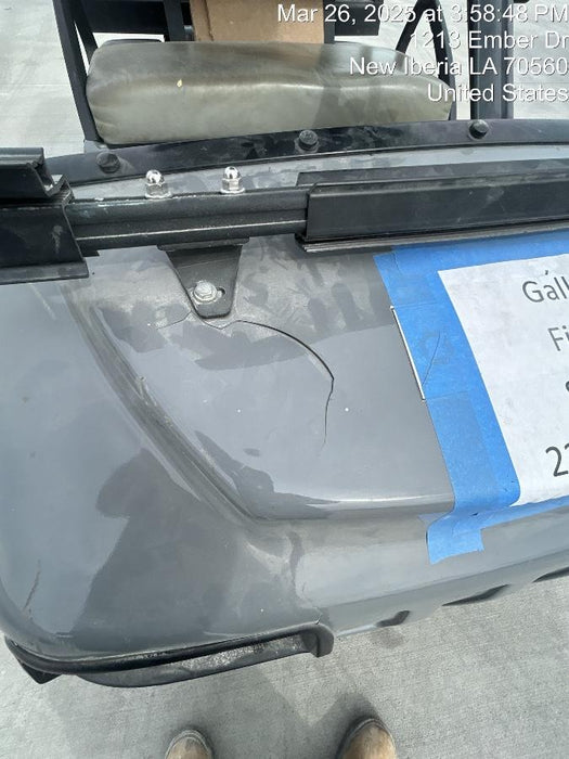 2022 Club Car CA100E Canopy, Fold down Windshield, Beacon, Back up Alarm, All-Trail Trials, HD 8 V Batteries, Trailer Hitch and Ball